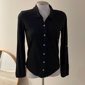 Michael Stars jersey knit button down